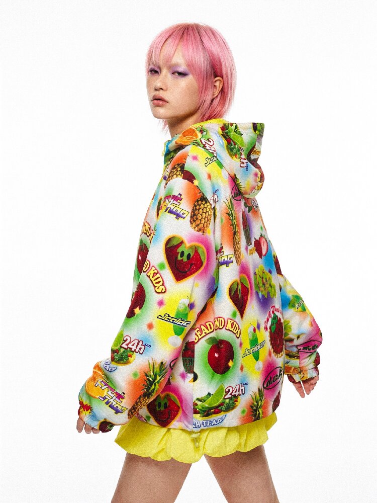 Teflon Colorful Fruit Sports Jacket【s0000017852】