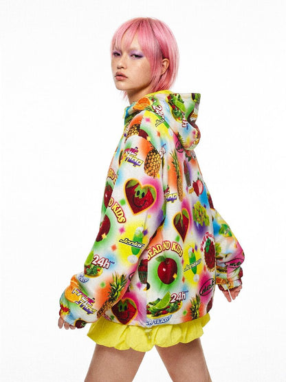 Teflon Colorful Fruit Sports Jacket【s0000017852】