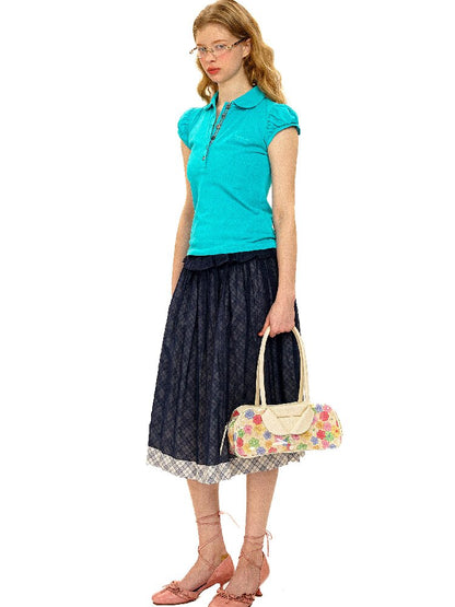 Floral Bunny Print Underarm Bag【s0000016419】