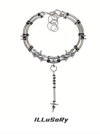 Mechanical Choker Necklace【s0000018834】
