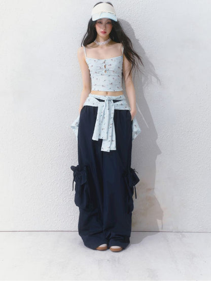 Printed Top Jacket Three Piece Set【s0000012159】