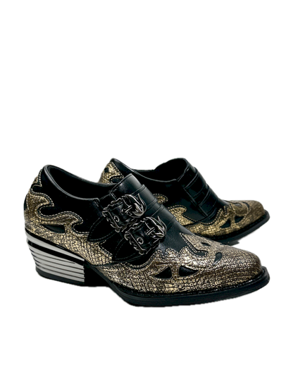 Middle heel Chelsea shoes【s0000013749】