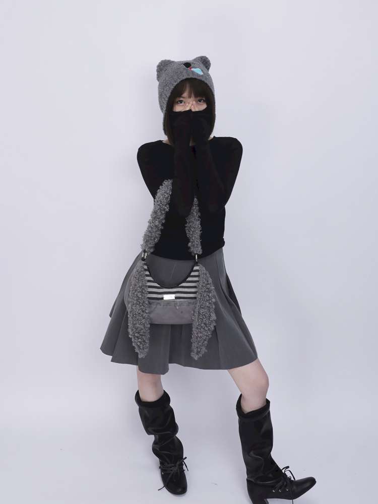 Rabbit Plush Versatile Commuter Crossbody Bag【s0000014618】