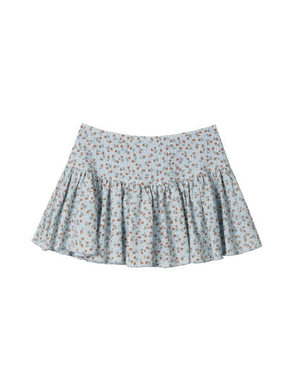 Floral Print High Waist A-line Skirt【s0000015861】