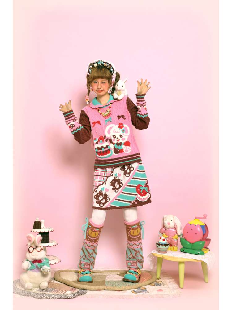 Cable-Knit Cape Sweater【s0000014520】