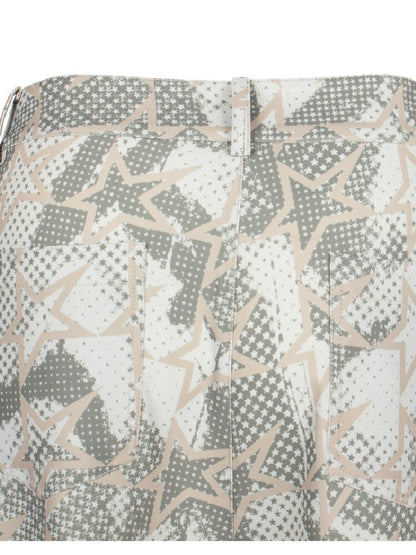 Vintage Graffiti Stars Print Pants【s0000018058】