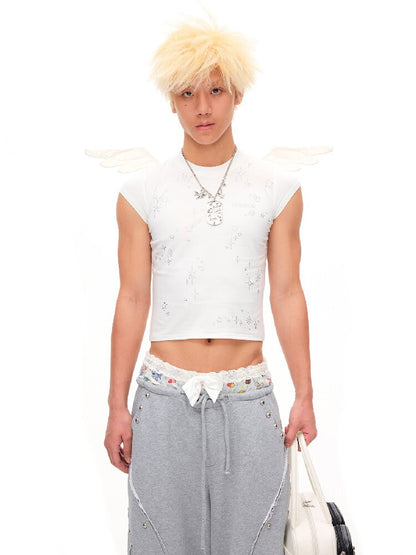 Starlight Diamond Angel Wing Tee【s0000016494】