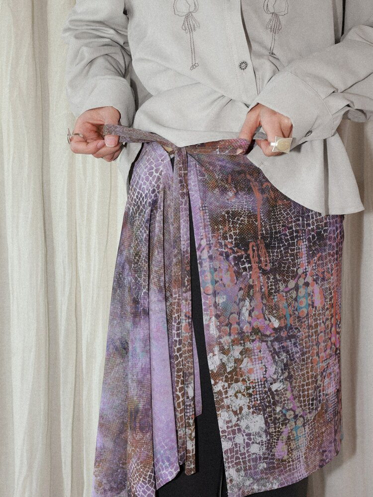 Twilight Printed Bell Bottoms【s0000015456】