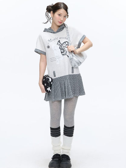 Glitter Pink Print Sweatshirt【s0000016379】