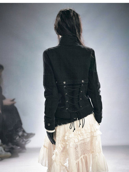 Washed Reconstructed Short Jacket【s0000015452】