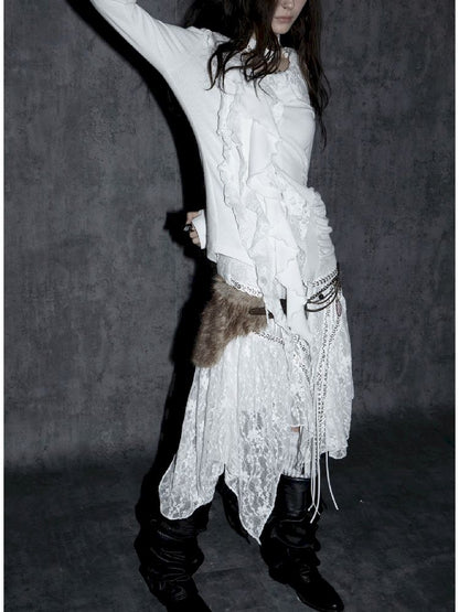 Romantic Styling Half Skirt【s0000011269】