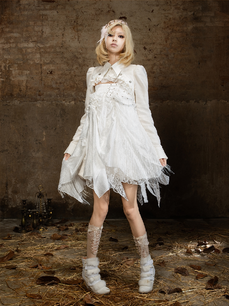 Romantic Palace Midi Skirt【s0000018377】