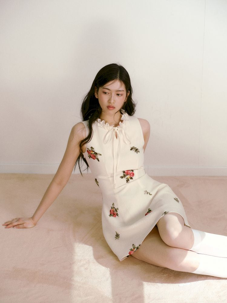 Slim waist undershirt dress【s0000013241】