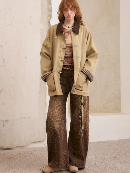 Cotton-lined trench coat【s0000014076】