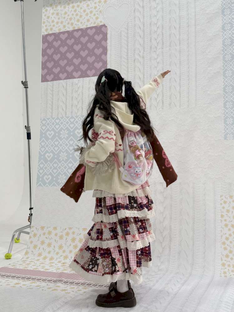 Bear Bow Knitted Cardigan Jacket【s0000015041】