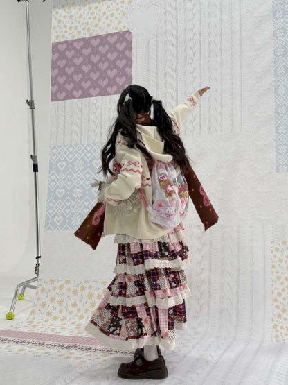 Bear Bow Knitted Cardigan Jacket【s0000015041】