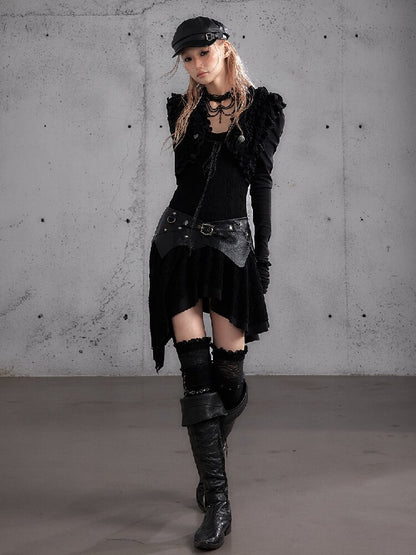 Punk Print Stretch Knit Dress【s0000019153】