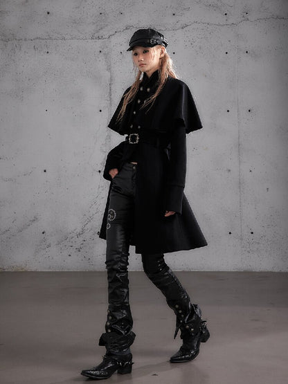 Modern Court Heiress Wool Cape Jacket【s0000019150】
