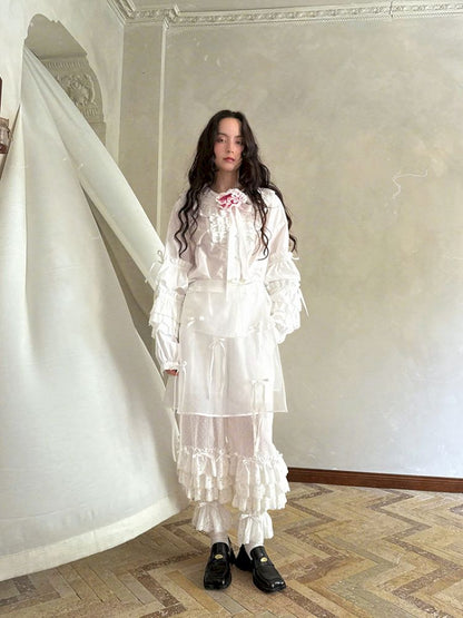 Doll Print Apron Diaper Cover【s0000012759】