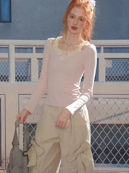 American-Style Knit Top【s0000014351】