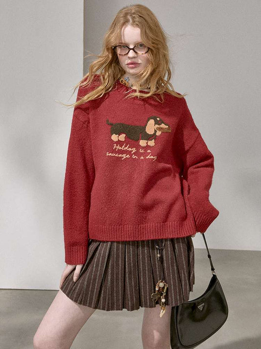 Soft Glutinous Round Neck Sweater【s0000015215】