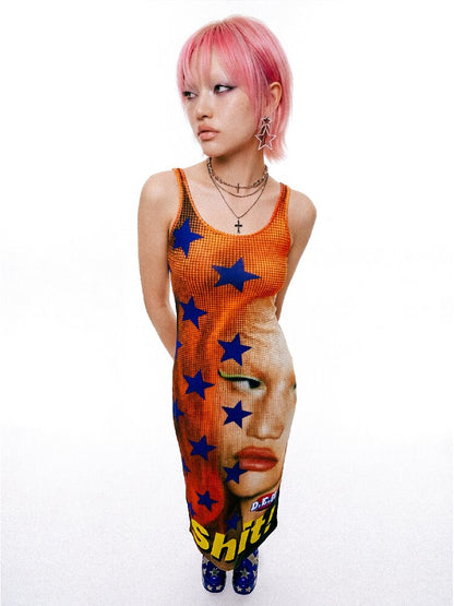 Original Design Slim Vest Long Dress【s0000017403】