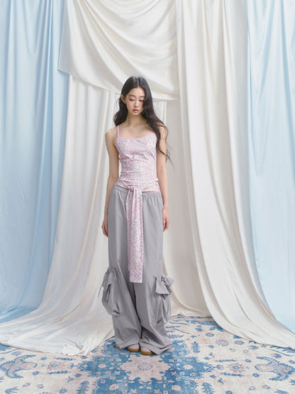 Sporty Loose Pockets Wide Leg Pants【s0000012157】
