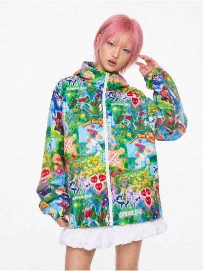Teflon Dream Forest Print Jacket【s0000017850】