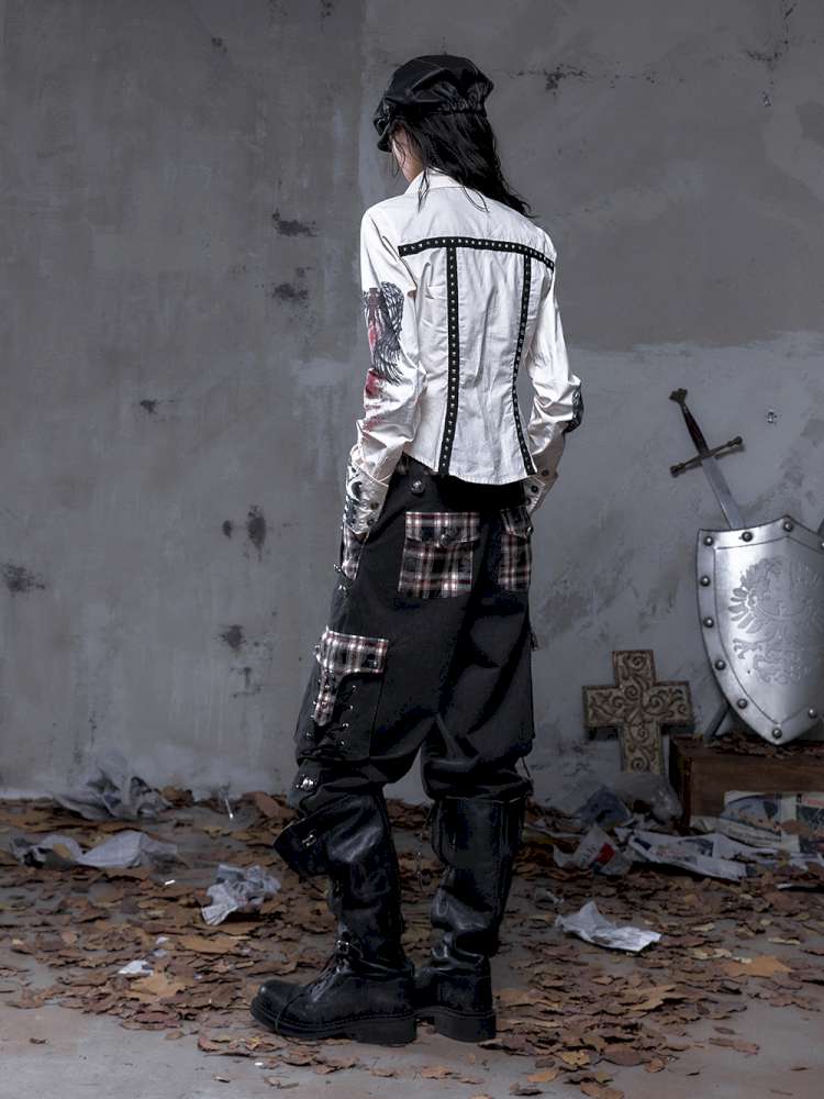 Vintage Punk Court Lantern Trousers【s0000014650】