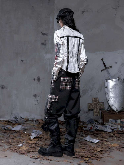 Vintage Punk Court Lantern Trousers【s0000014650】