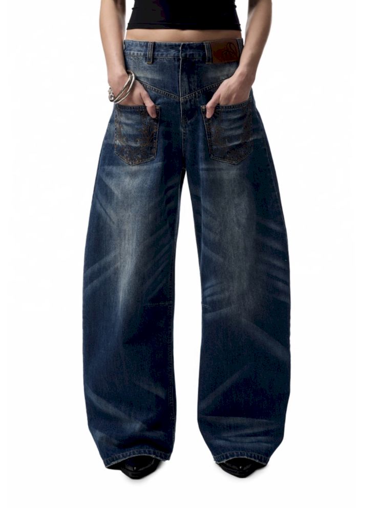 Aged Washed Machete Jeans【s0000012392】