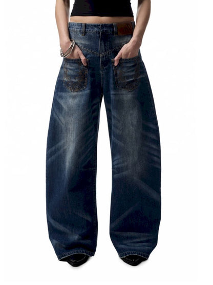 Aged Washed Machete Jeans【s0000012392】