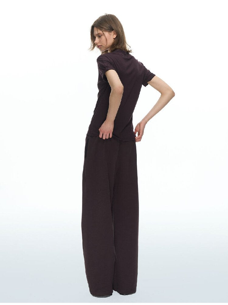 Pure Zipper Short Sweatpants Set【s0000015869】
