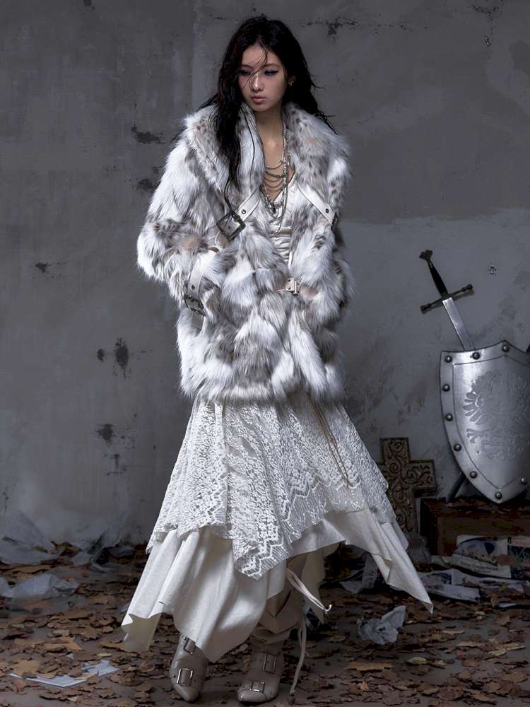 Eco-Friendly Faux Fur Coat【s0000014479】