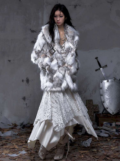 Eco-Friendly Faux Fur Coat【s0000014479】