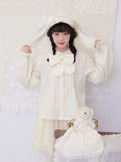 Lace Crochet Velvet Octagonal Hat【s0000016504】