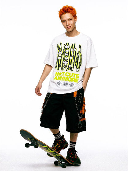Cold Heart Slogan Loose T Shirt【s0000017113】