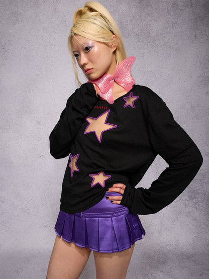 Satin Solid Pleated Mini Skirt【s0000018738】
