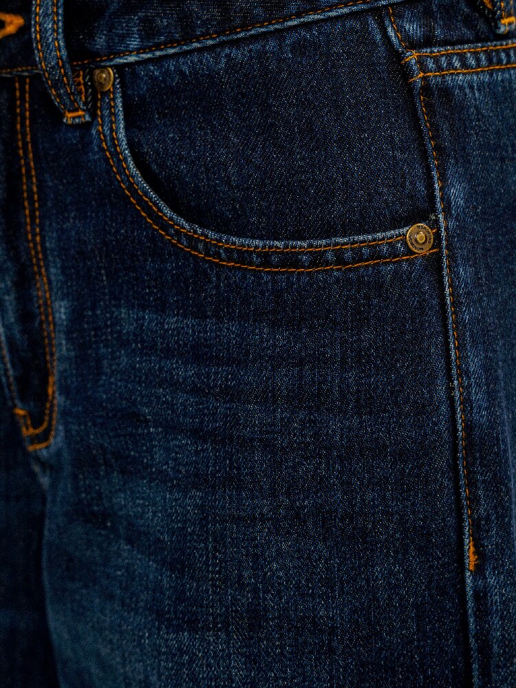 Contrast Linear Straight Jeans【s0000016422】