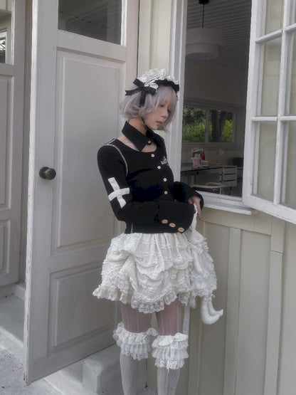 Cinching Short Cardigan T-Shir【s0000011343】