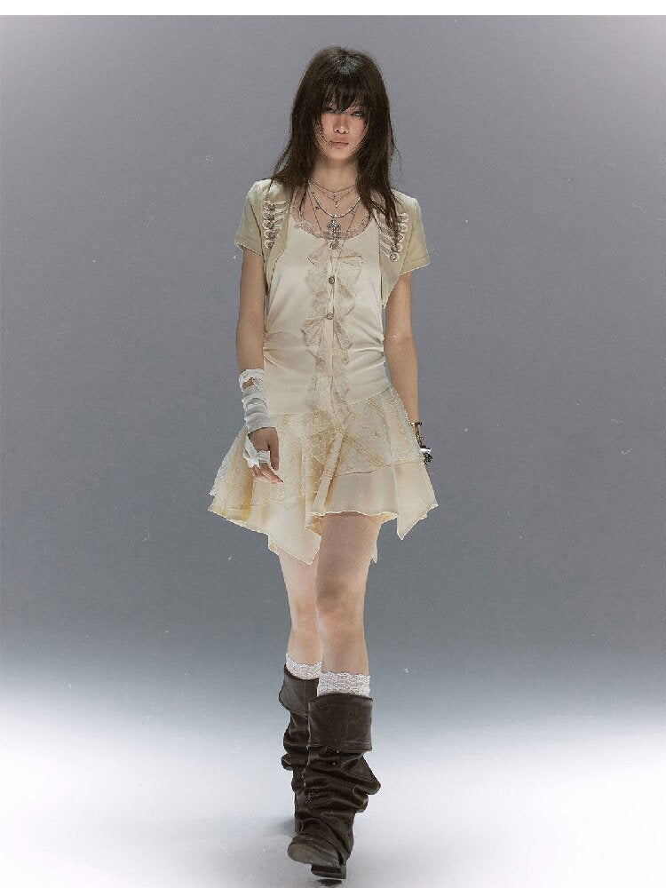 Knight of the Castle Lace Dress【s0000017048】