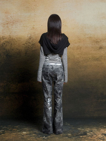 Colorblocking Plaid Splicing Micro Pants【s0000011813】