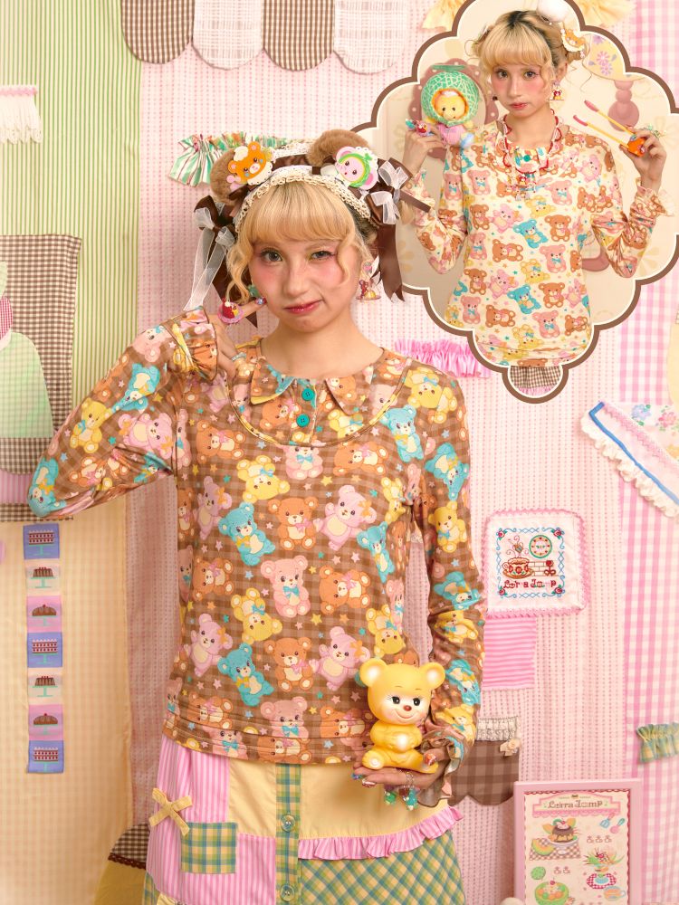 Long Sleeve Stretch Bottom Innerwear【s0000013698】