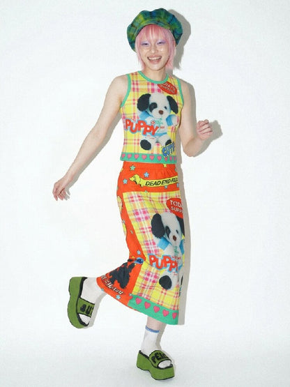 Reversible American Print Skirt【s0000016699】