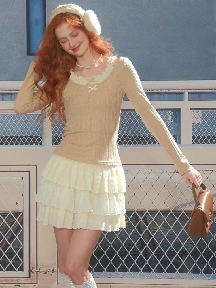 American-Style Knit Top【s0000014351】