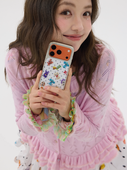 Cute Polka Dot Magnetic Phone Case【s0000016187】