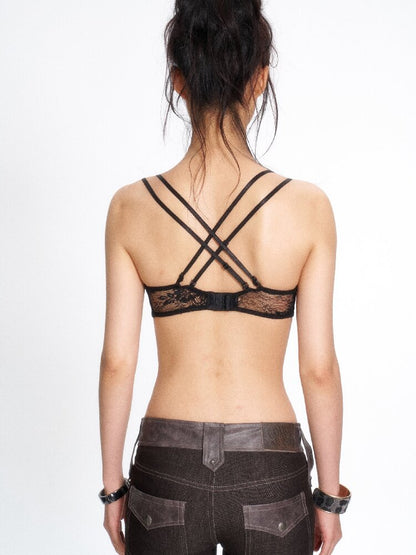 Adjustable Base Lace Wireless Bra【s0000017651】