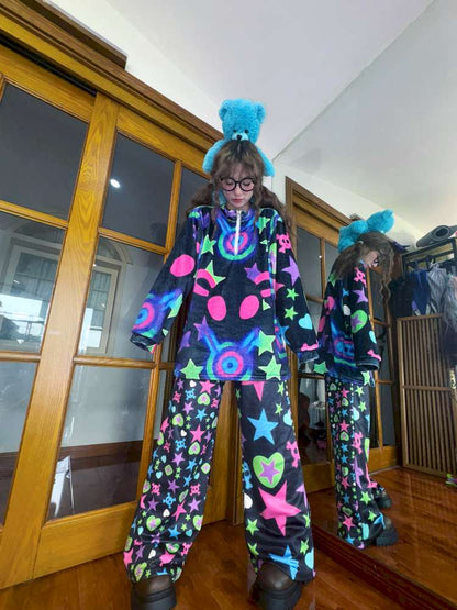 Dopamine Plush Wide-Leg Pants【s0000014633】