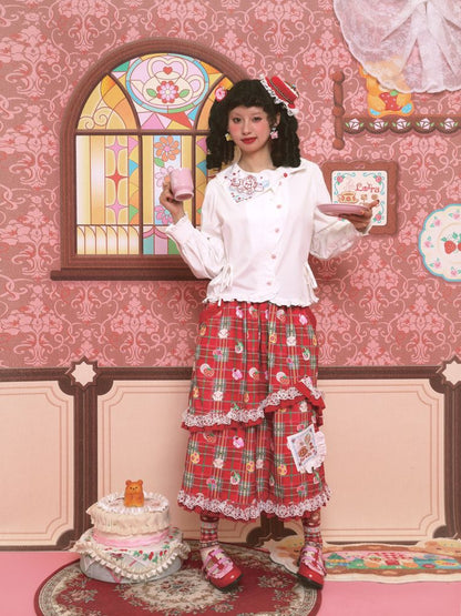 Vintage Versatile Shirt Blouse【s0000011172】