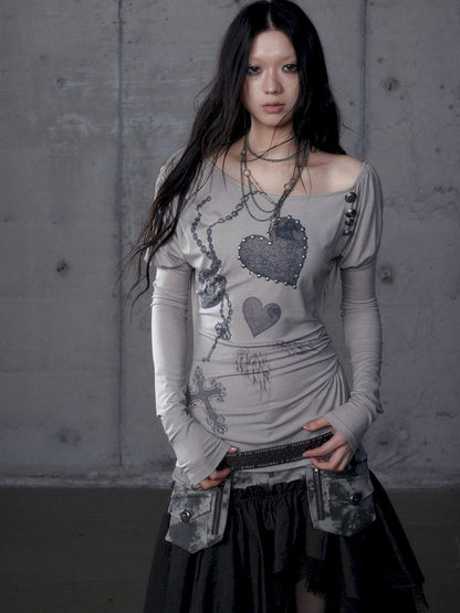 Long Sleeve Knit Bottom Shirt【s0000013465】